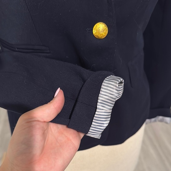 Banana Republic Blue and Gold Blazer Tailored Fit - Picture 2 of 3